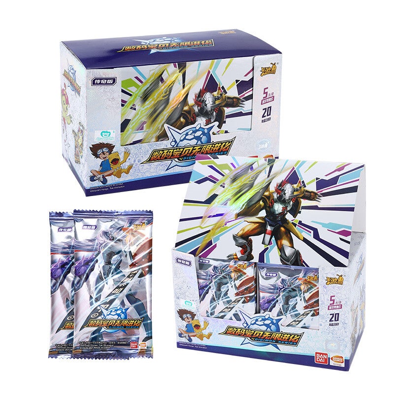 Display DIGIMON SERIES KAYOU 20 Boosters Officiels ! 100 Cartes à collectionner