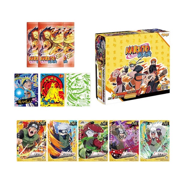 Display NARUTO Little Dino Jaune Yellow Box 30 Boosters ! 150 Cartes à collectionner