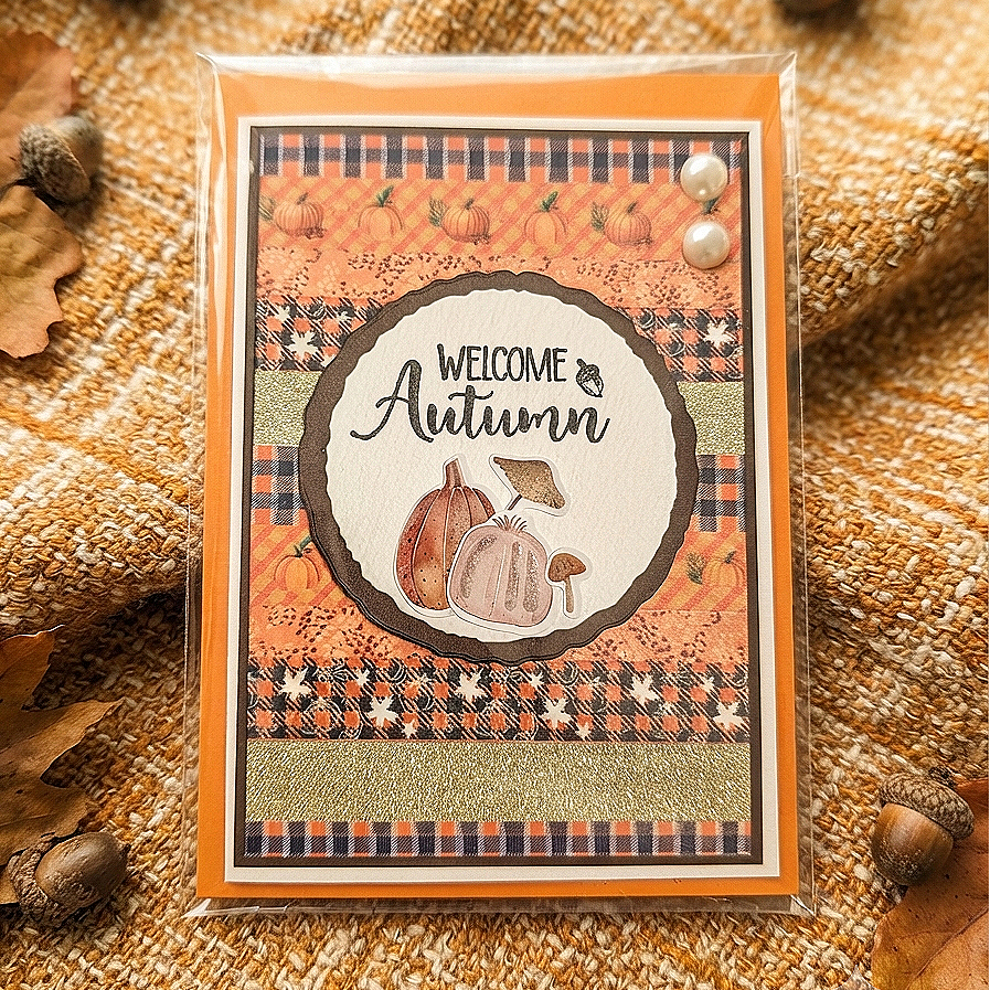 Grußkarte "Autumn orange"