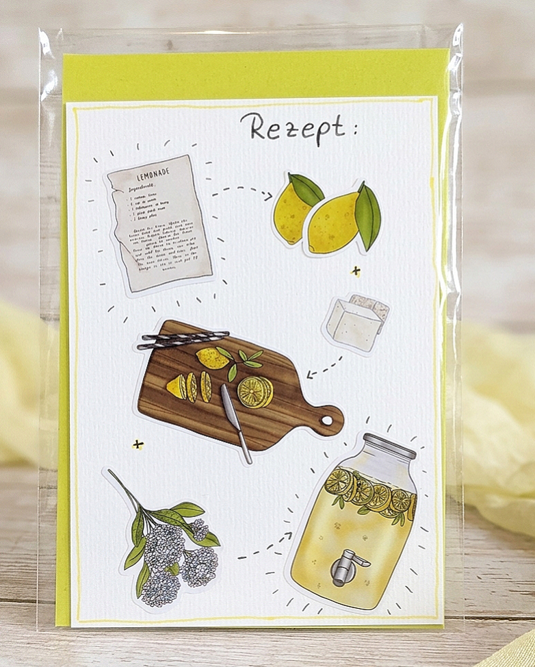 Grußkarte "Rezept"