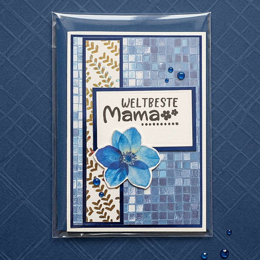 Grußkarte "Blume"