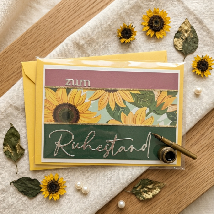 Grußkarte "Sonnenblume"