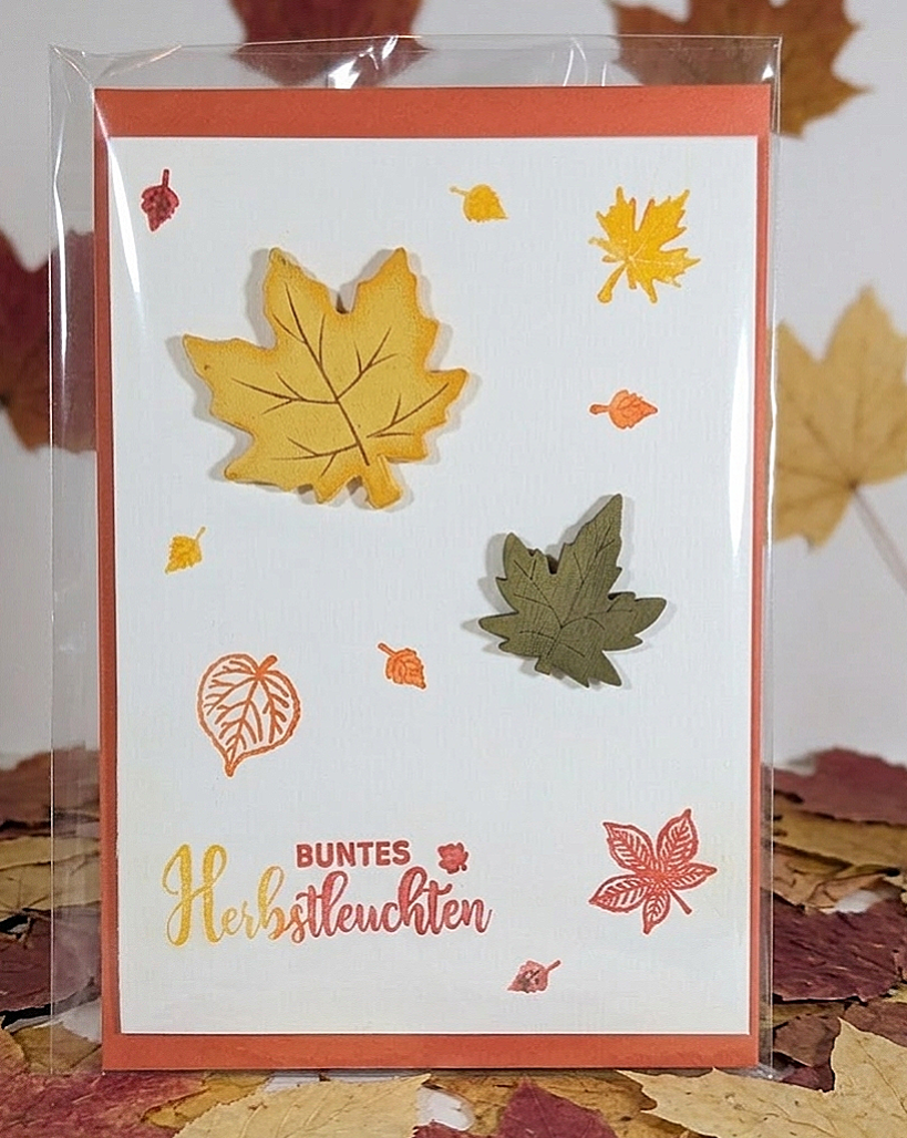 Grußkarte "Blätter 1"