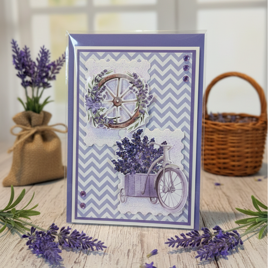 Grußkarte "Lavendel"