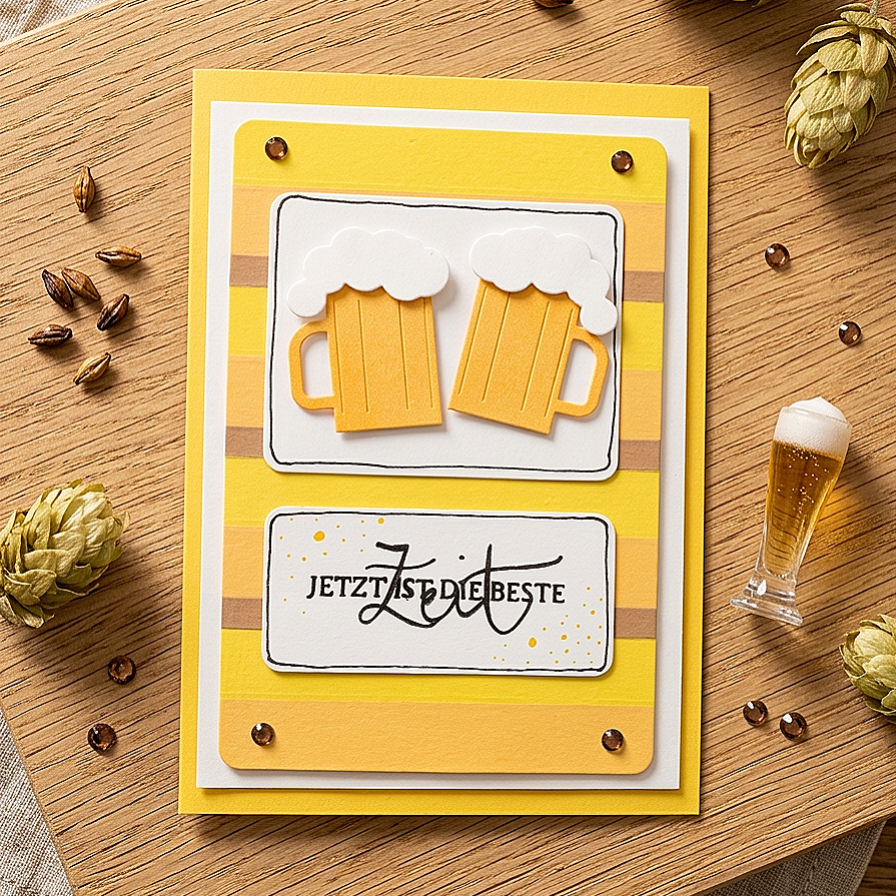 Grußkarte "Bier"