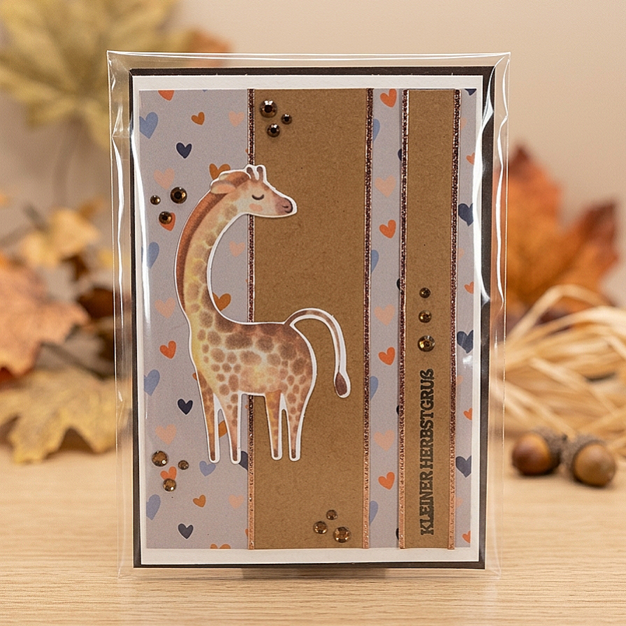 Grußkarte "Giraffe"