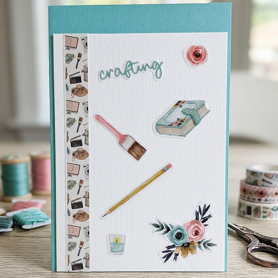 Grußkarte "Crafting"