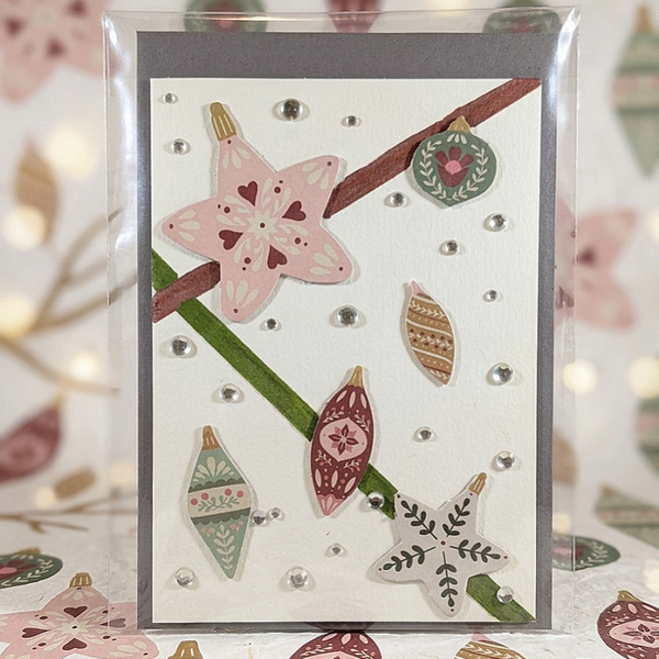 Grußkarte "Baumschmuck 2"