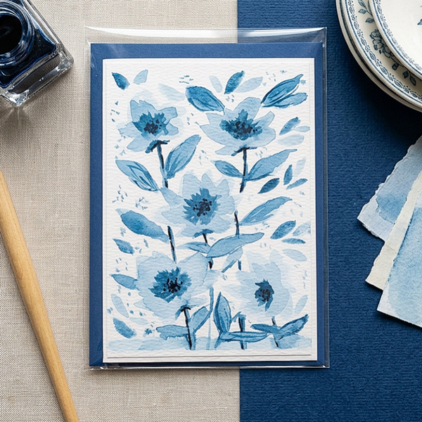 Grußkarte "Aquarell"