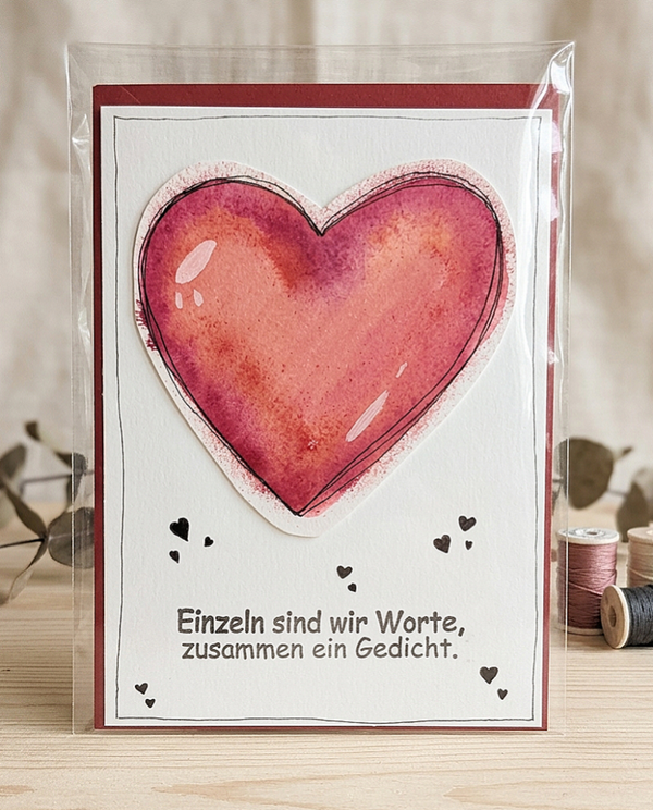 Grußkarte "Herz"