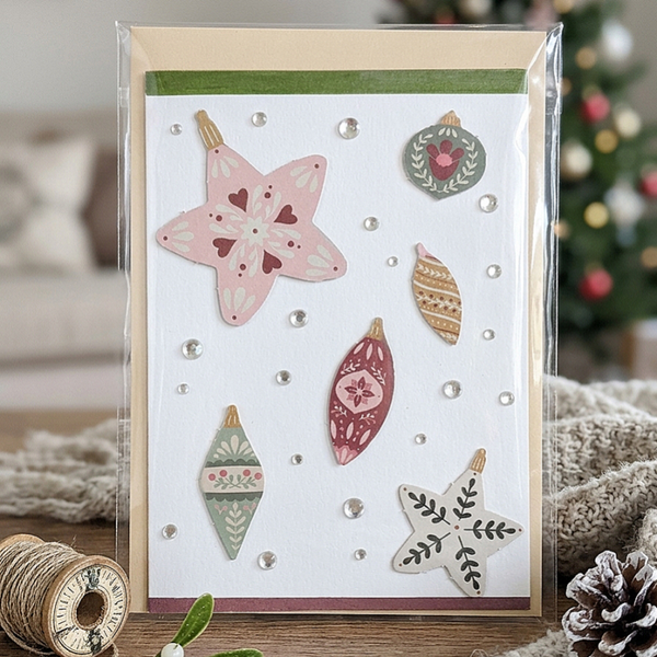 Grußkarte "Baumschmuck 1"