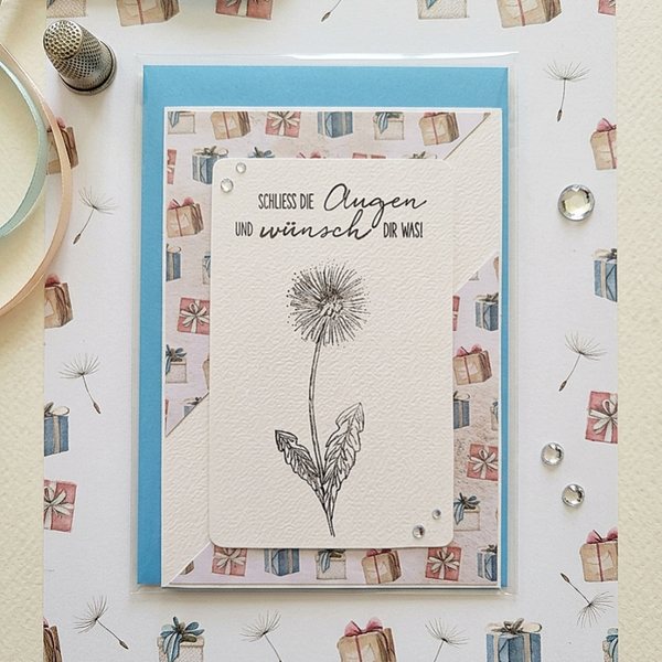 Grußkarte "Pusteblume"
