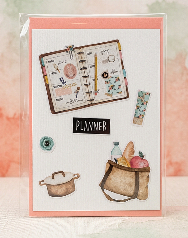 Grußkarte "Planner"