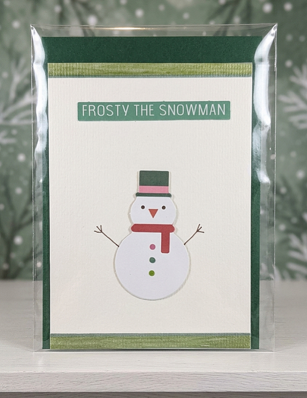 Grußkarte "Schneemann 1"