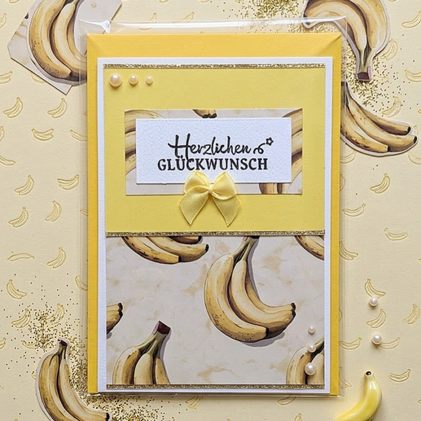 Glückwunschkarte "Banane"