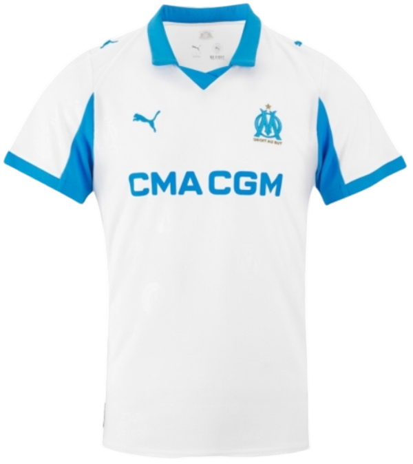 Maillot Domicile "Version FAN" /"Version Pro"- Saison 2025-2026 -Basique ou avec Personnalisation Totale : Flocages Nom et Numéro Joueur ou Perso Libre et Pack Patchs Sponsors Intégré Gracieusement Offert.