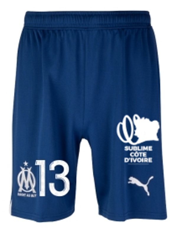 Short OM  Extérieur Adulte  2023/24  Ligue1 + Numéro Perso + Patch Sponsor Offerts