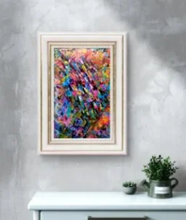 "Riot of Colour"  SOLD