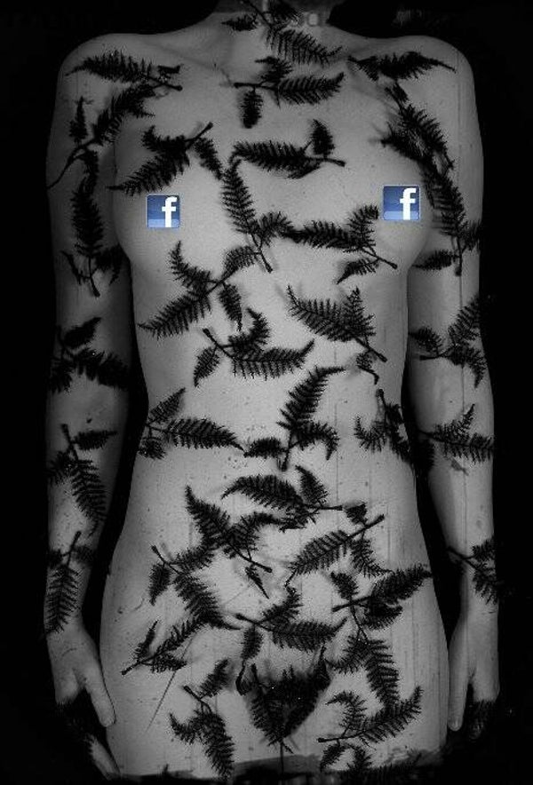 Rothengatter, Peter  -  FACEBOOK's NIPPLEGATE/ BREASTS      incl. Print ( 13x19cm) and signed