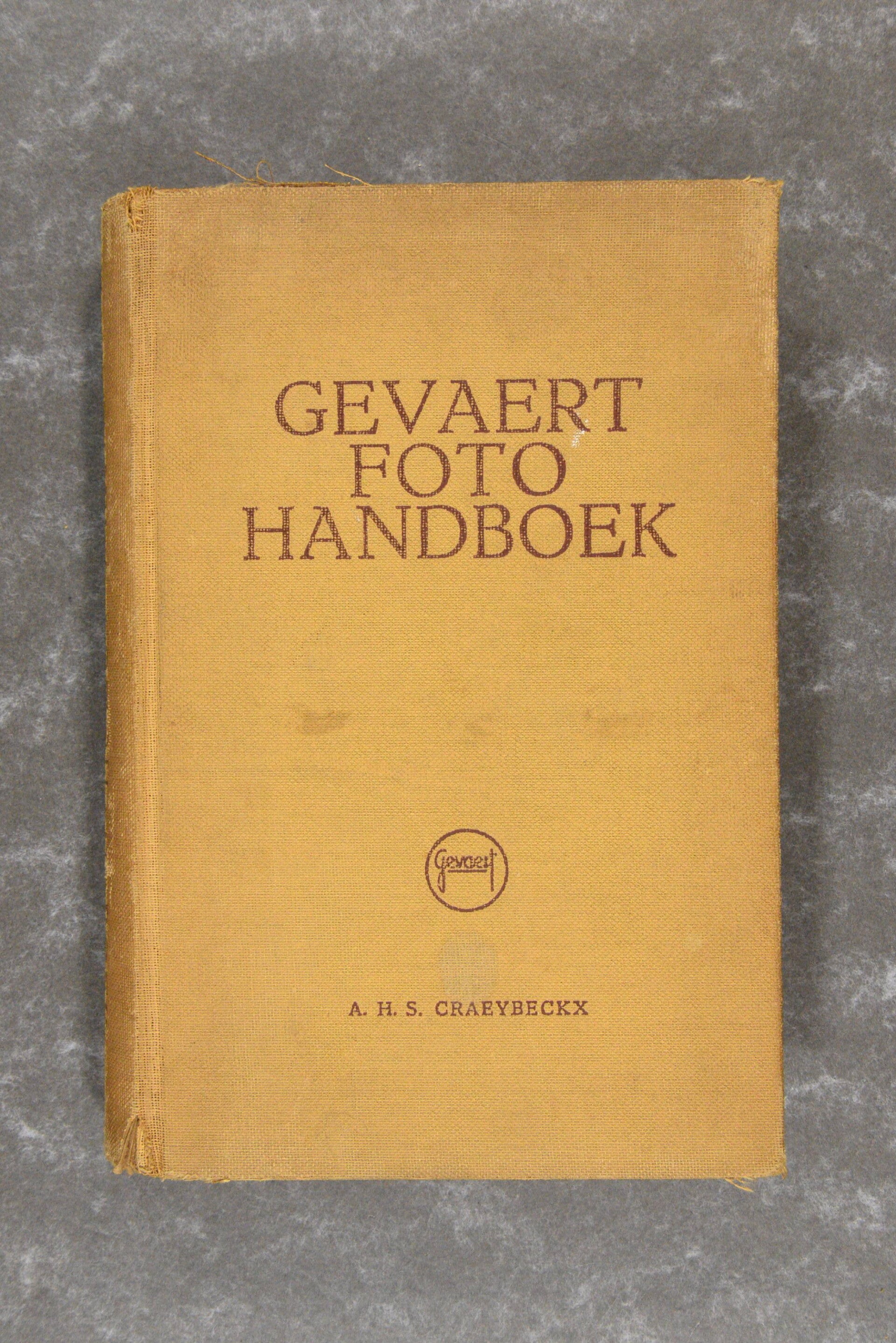 Craeybeckx, A.H.S. -  Gevaert Foto Handboek    1954