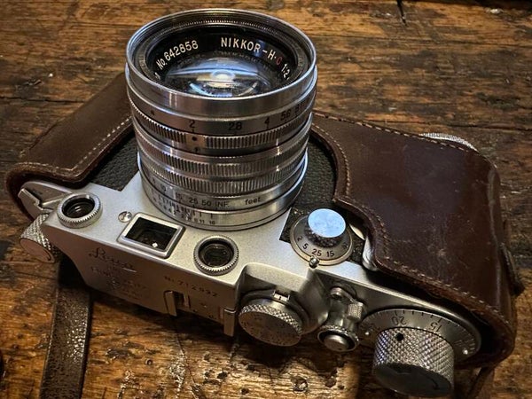 Leica IIf 1954 in new condition with M39 nikkor 50mm