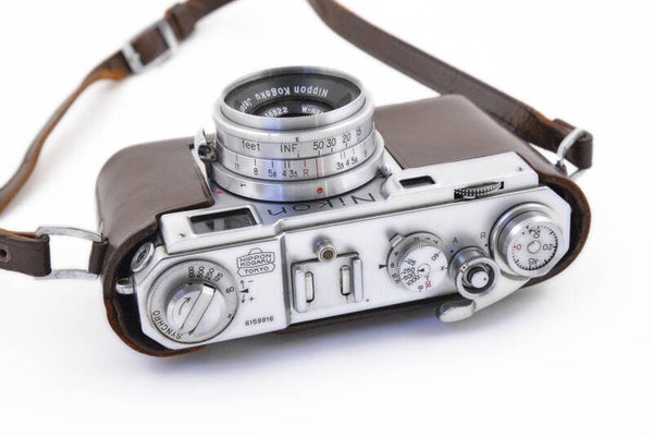 Nikon S2 Rangefinder body with leather case and CLA