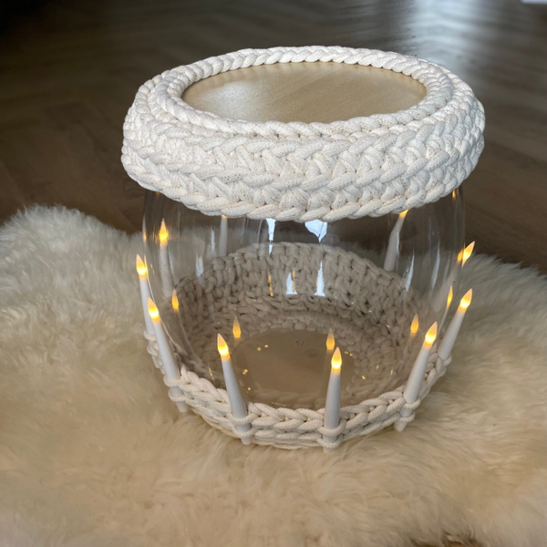 Watermethode  Vlinderster : Ø 16, 20, 25 en 35 cm Vlinderkom met kaarsjesrand