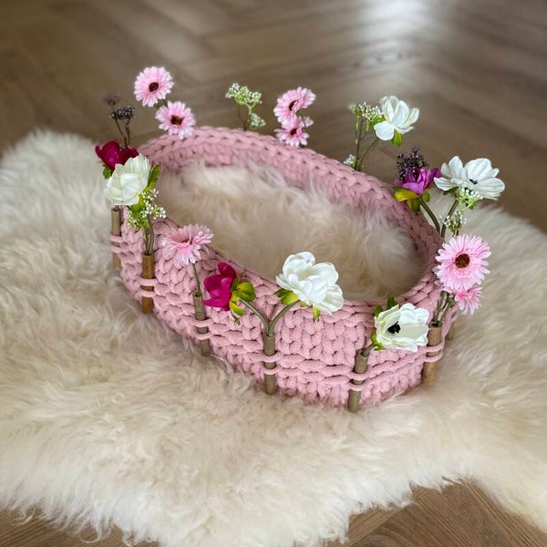 De BloemenVlinder 30 cm, 45 cm en 60 cm  cm met ingebouwde bloemenrand