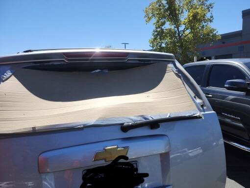 2013 Chevrolet Tahoe Back Glass