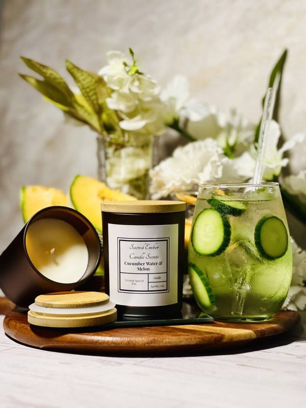 Cucumber Water & Melon 7oz Candle