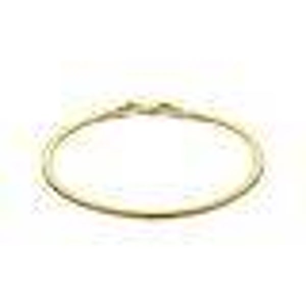 ZIAG500317 GOUDEN slang plat (bol) massief 3,3 mm 19 cm