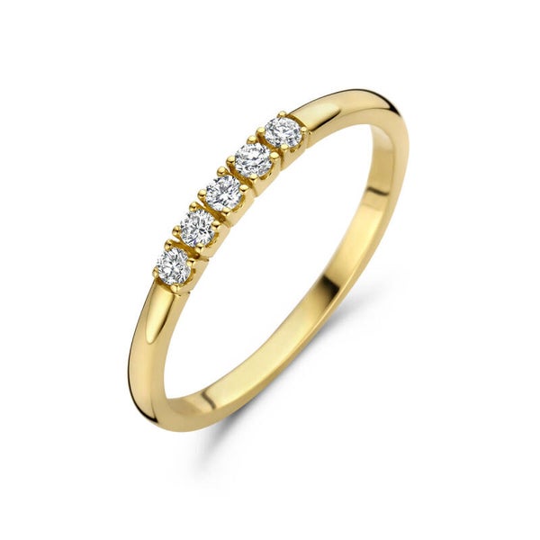 ZIRG-95 memoire ring diamant 0.15ct h si