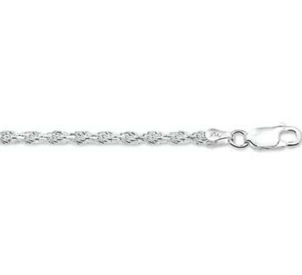 KZIA-15-82  Armband koord gediamanteerd 2,2 mm