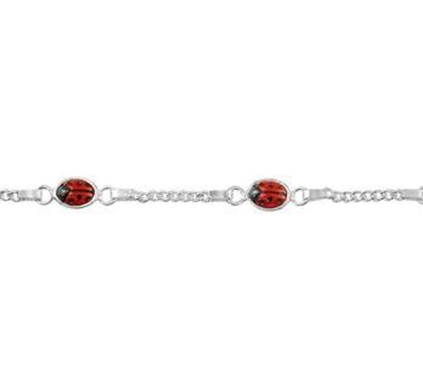 KZIA29.09 Armband lieveheersbeestje 11 - 13 cm