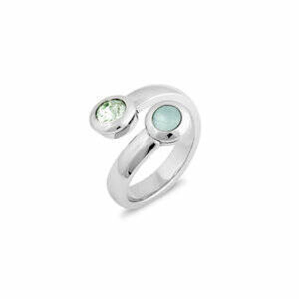 MELANO VIVID VENNA RING ZILVERKLEURIG