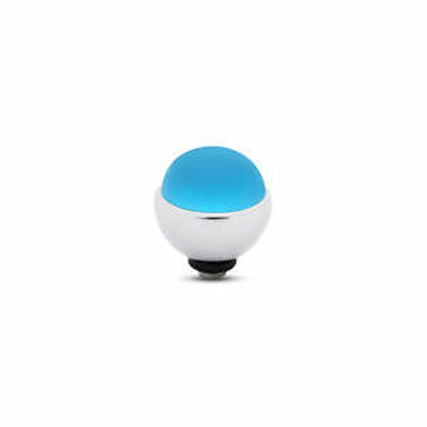 MELANO TWISTED FROSTED GLASS STEENTJE SKY BLUE