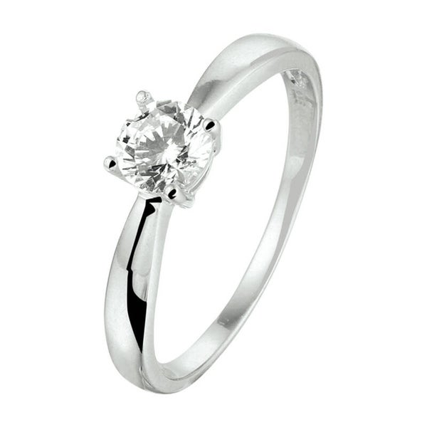 ZIR-23 ZILVER ZIRKONIA RING