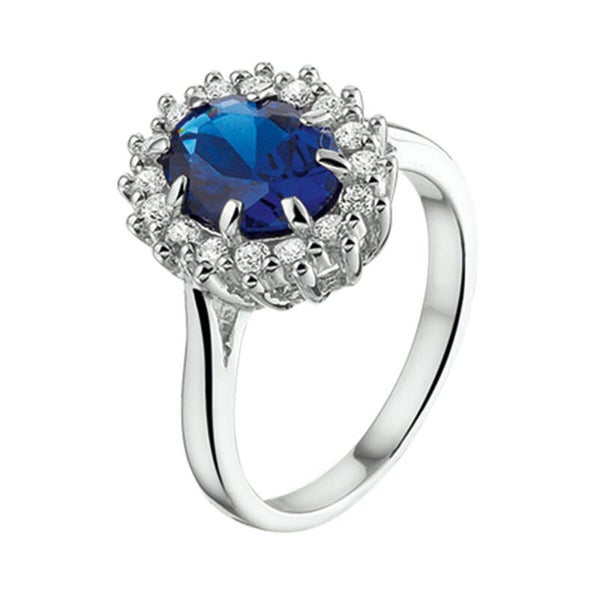 KZIR-112 RING ZILVER SYNT SAFFIER