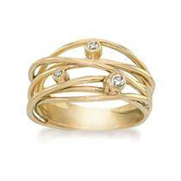GOUD OP ZILVER RING SPARKLING DREAM