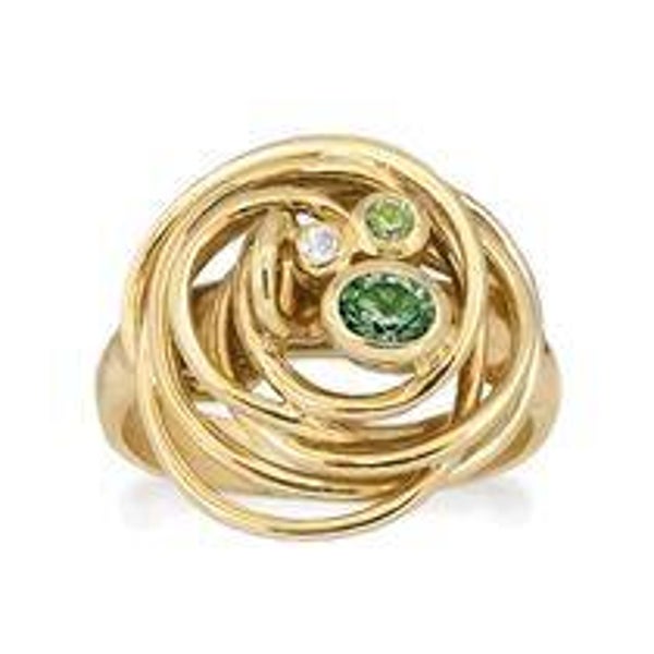 ZIR-76 GOUD OP ZILVER CURLIECUE