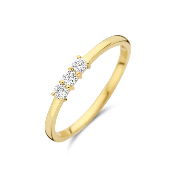 ZIRG4027425 GOUDEN RING MET DIAMANTJES