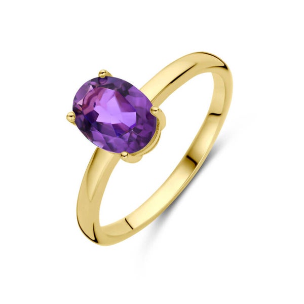 ZIRG4028722 GOUDEN RING AMETHIST
