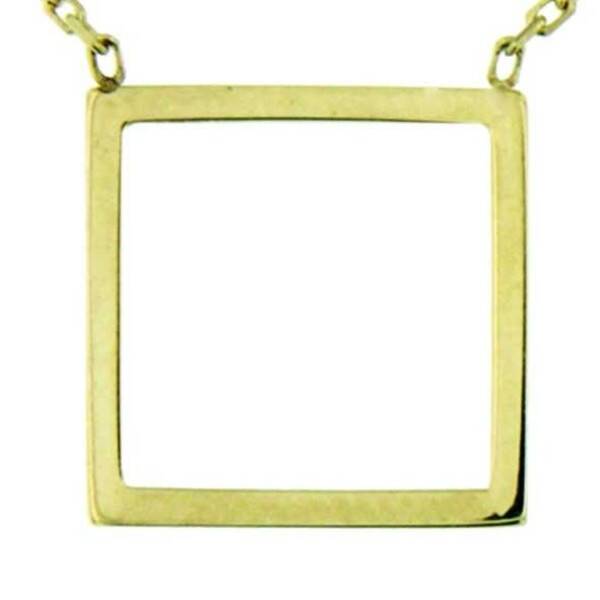ZICG-56   Symbol Chain '55' Vierkant open 42-45 cm