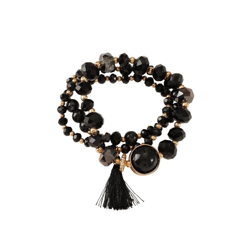 Crystal And Tassel Armkette