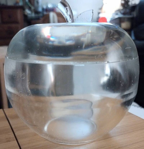 Apple Trinket Box with Lid