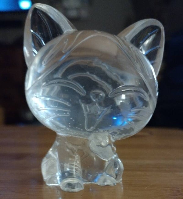 Customizable Little Tiger Cat Resin Figure – Handmade Just for You