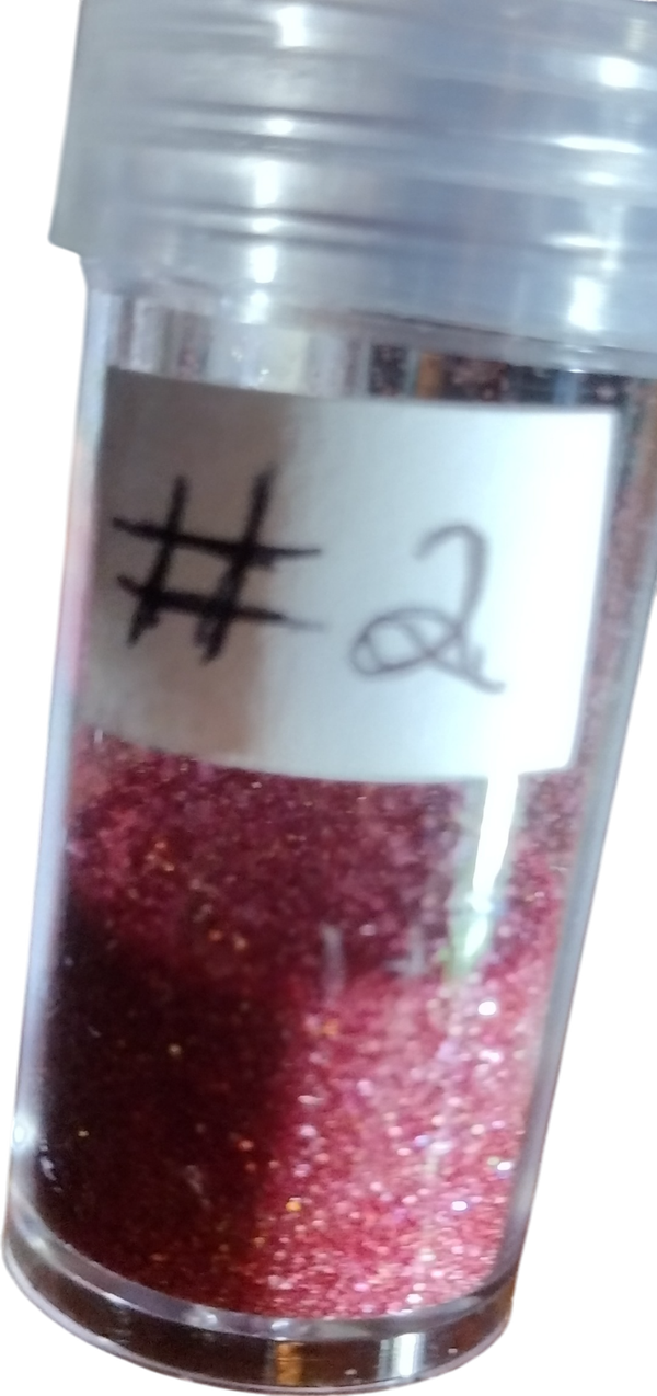 Dark pink glitter