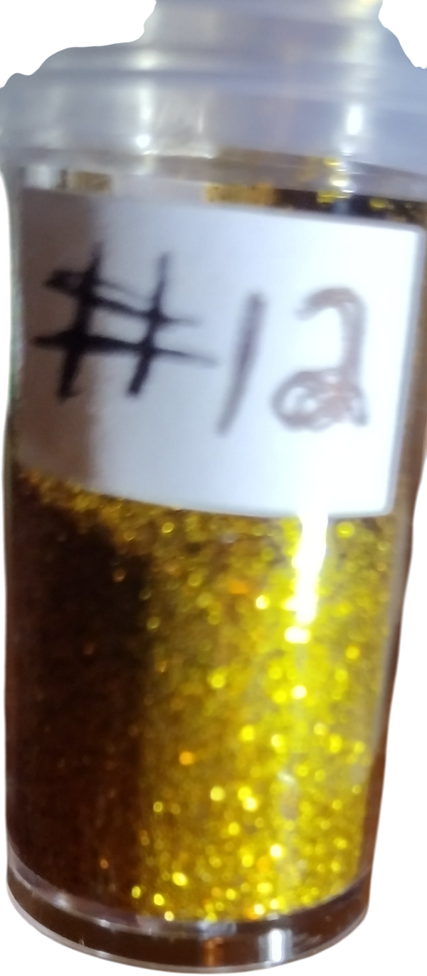 Gold glitter