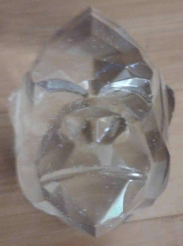 Customizable Gorilla Face Resin Magnet – Handmade & Unique