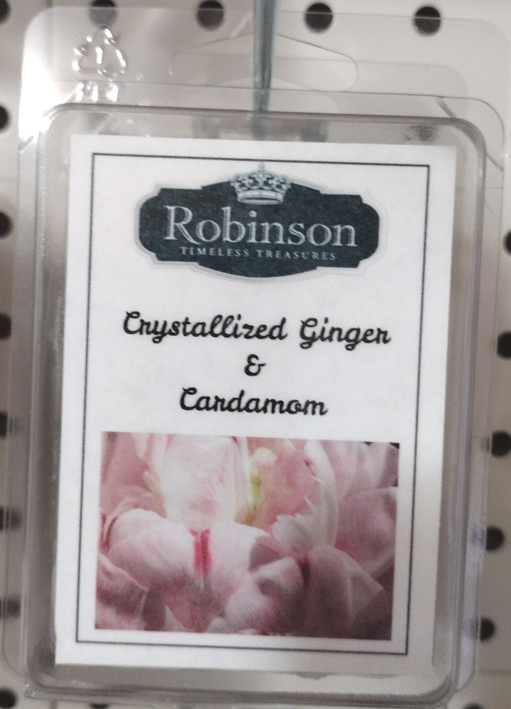 Crystallized Ginger & Cardamom Wax Melts – 2.5 oz (White)